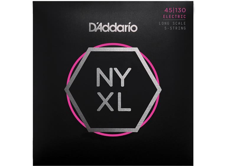 D'Addario NYXL45130 El.Bass 5 strenger (045-130)